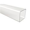 FREEFLOW DOWNPIPE SQ PIPE 4 MTR WHITE