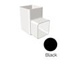 FREEFLOW SQ 90' OFFSENT BEND BLACK