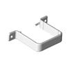 FREEFLOW SQ PIPE CLIP WHITE FLUSH FRS536