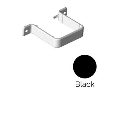 FREEFLOW SQ PIPE CLIP BLACK FLUSH