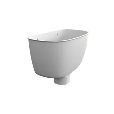 FREEFLOW ROUND HOPPER WHITE