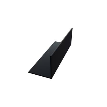 FREEFOAM PVC 90DEG BLACK ANGLE 50X50MM