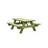 SQUARE 4 SEATER COMBI PICNIC BENCH