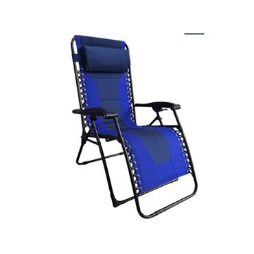 Padded Zero Gravity Chair - Navy & Blue