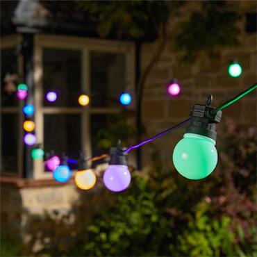 PARTY FESTOON STRING LIGHTS - MULTI COLOURED - SET