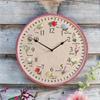 SG 12IN FLORA WALL CLOCK