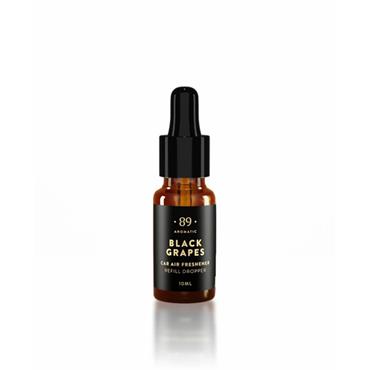 AROMATIC 89 CAR AIR FRESHENER DROPS 10ML BLACK GRAPE