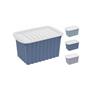 STORAGE BOX WITH LID 3ASS CLR