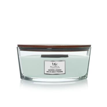 WOODWICK ELLIPSE SAGEWOOD AND SEAGRASS