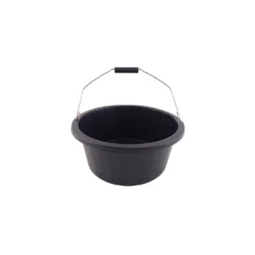 15LT SHALLOW PLASTERERS MIXING BUCKET  BLACK