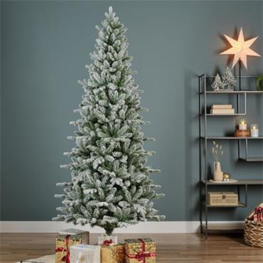 KILLINGTON FIR FROSTED GREEN/WHITE CHRISTMAS TREE 7ft