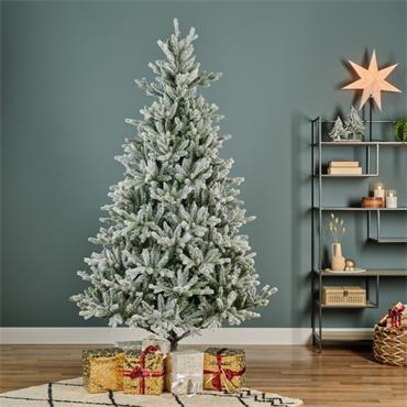 ALLISON PINE 7FT SNOWY CHRISTMAS TREE