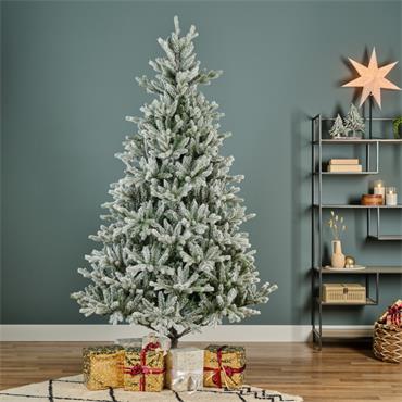 ALLISON PINE SNOWY 8FT CHRISTMAS TREE