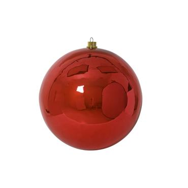 KAE Bauble polystyrene shiny christmas red