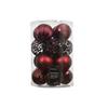 KAE Bauble polystyrene oxblood 16 Box