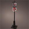 KAE LED lantern plastic snowfall indoor antq brass