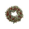 KAE Wreath natural base indoor green/red
