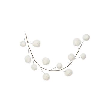 KAE Garland faux fur white