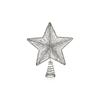 30cm Silver Glitter Star Tree Topper
