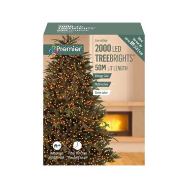 2000 MA TreeBrights with Vintage Gold LED & Timer