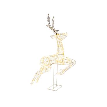1.5m Lit F/Brights Mt Jumping Stag w1560 White LED