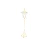 1.2m Lit FlexiBrights Mtl Lamp Post w600 White LED