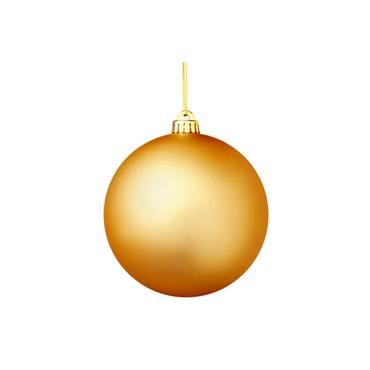 150mm 2pc Champagne Gld Shiny Shatterproof Baubles