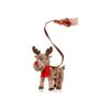 39cm B-O Animated Musical Walking Reindeer w/Lead