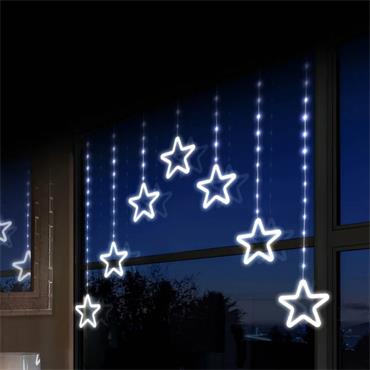 1.2 x 1.2m V F/Brights Curtain Light w/White Star