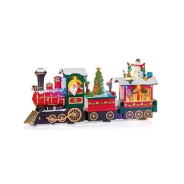 38cm B-O Lit Animated Christmas Train
