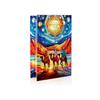 21x13cm Lit 3 W/Men Glass T/Top w25 LED x2 sided
