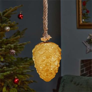 SG InLit Pine Cone Pendant