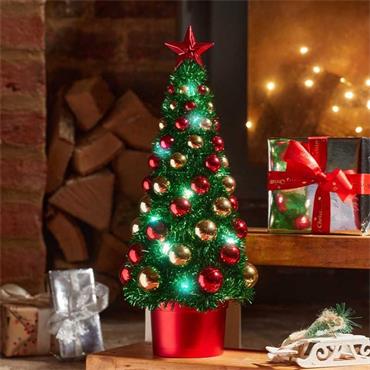 SG X-Bling! InLit Tinsel Bauble Tree