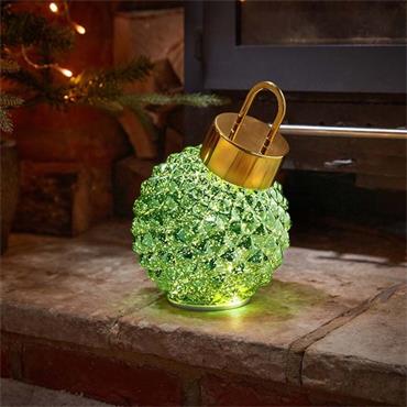 SG InLit Spinning DecoBauble - Emerald