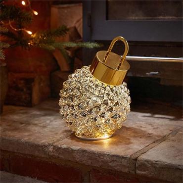 SG InLit Spinning DecoBauble - Gold