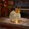 SG InLit Spinning DecoBauble - Gold