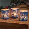 SG Wonderland T-Light Holders 3pk Sapphire