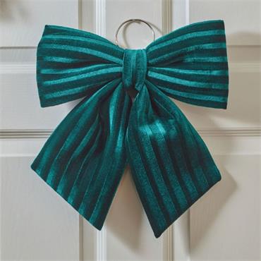SG 44cm Luxury Velvet Bow - Emerald