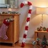 SG 1m Tinsel Candy Cane