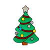 SG 15cm Tree Window Sticker