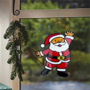 SG 15cm Santa Window Sticker