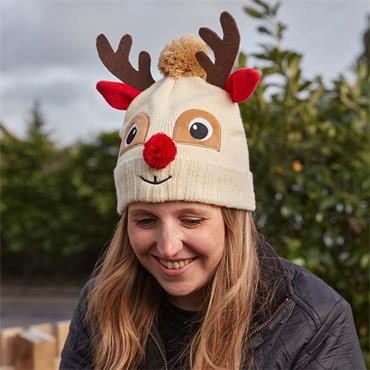 SG Reindeer Luxury Beanie