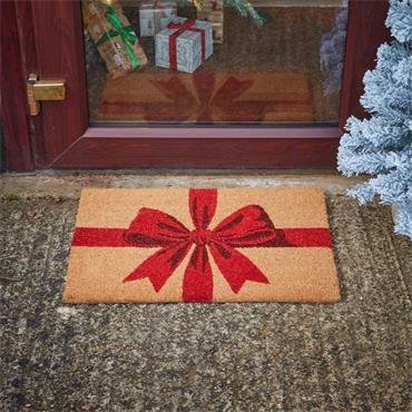 SG Christmas Bow Decoir Mat 40x60cm