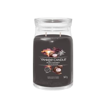 YANKEE BLACK COCONUT SIGNATURE LARGE JAR