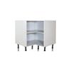 KITCHEN CARCASS CORNER BASE GREY 900MM