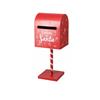 KM MAILBOX 16X13X38CM RED