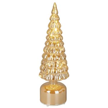 KM TREE 9X36CM LUSTER AMBER WITH 15 WARM WHITE LED