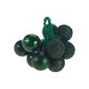 KM XMASBALL ON PICK 25MM GREEN