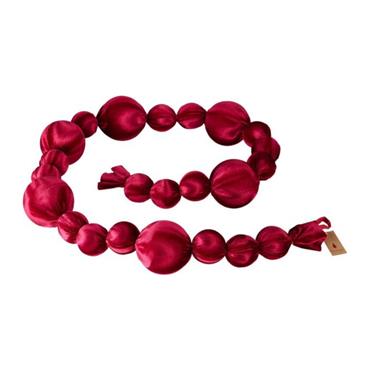 KM BALL GARLAND 180CM BURGUNDY