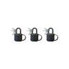 3 X LAMINATED STEEL PADLOCK KA WEATHER RESIST 40MM